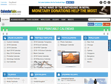 Tablet Screenshot of calendarlabs.com